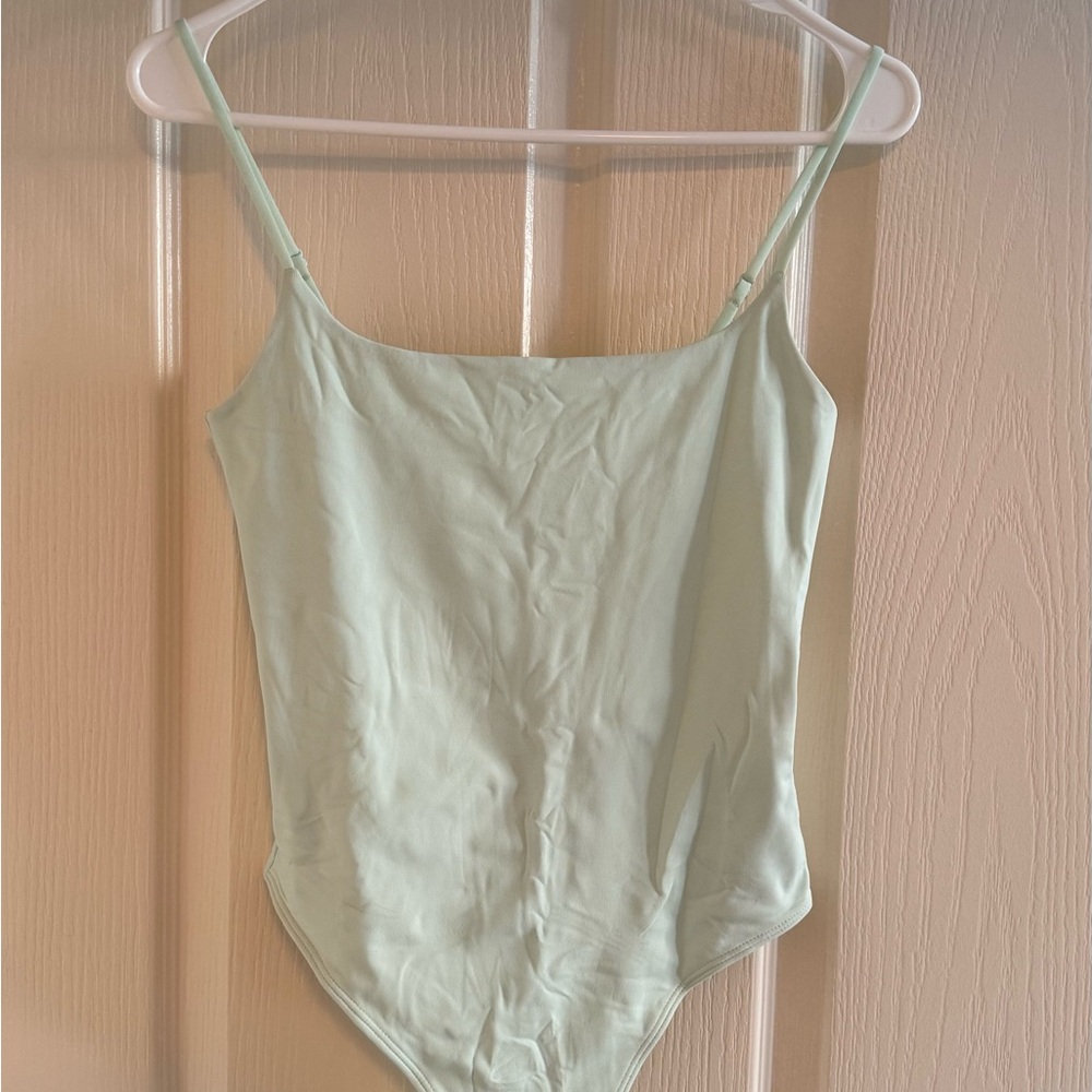 Aritzia Babaton Light Green Bodysuit